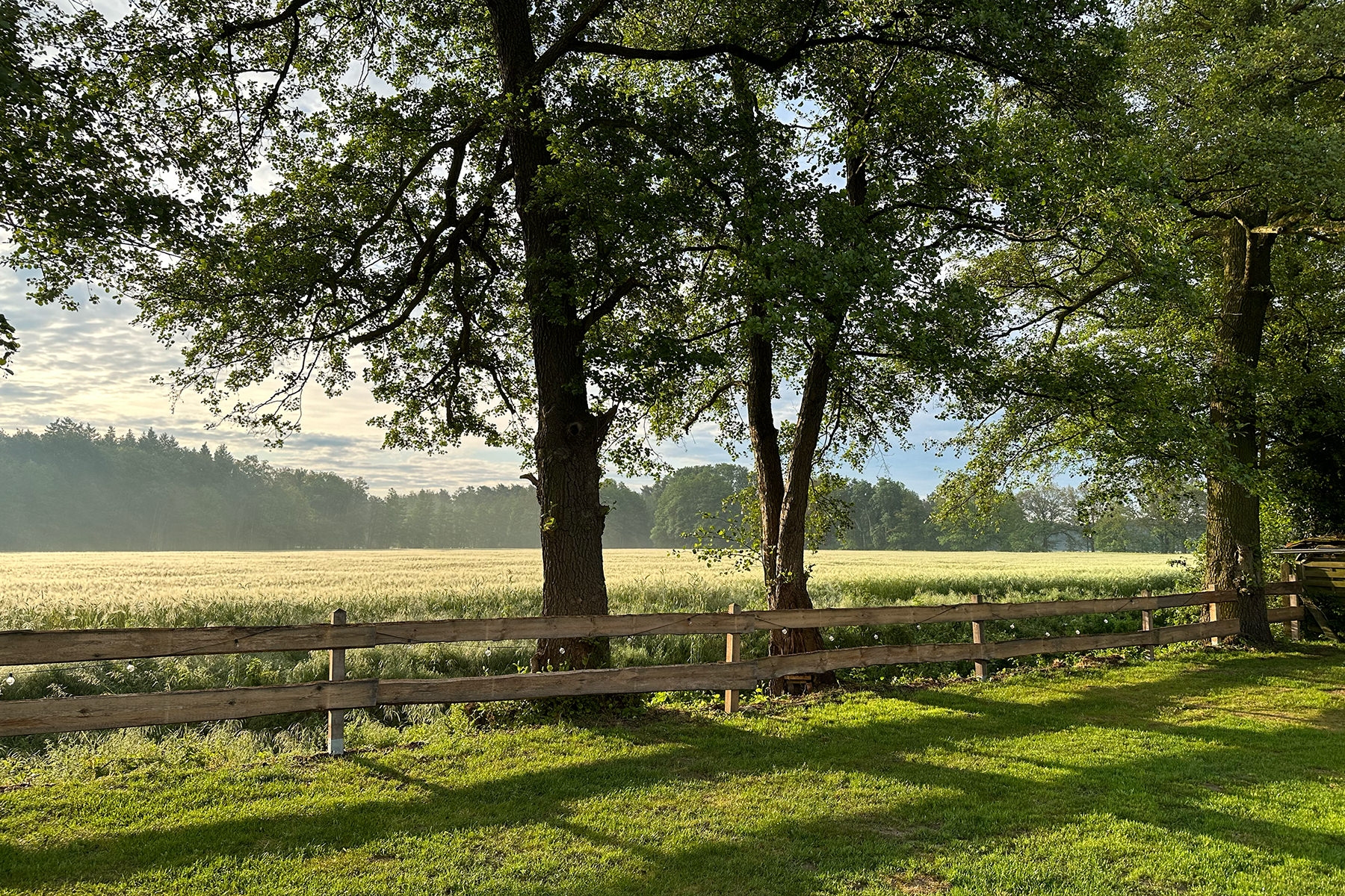 Ferienhaus in grüner Lage
